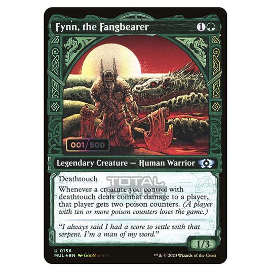 Magic The Gathering - Multiverse Legends - Fynn, the Fangbearer (Double Rainbow Foil Serialized) - 0156a