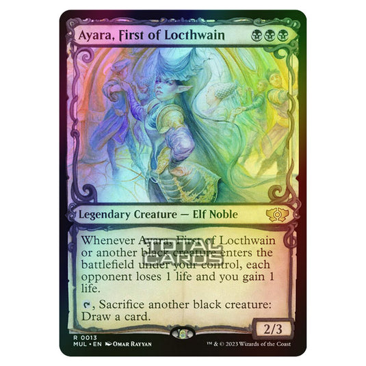 Magic The Gathering - Multiverse Legends - Ayara, First of Locthwain (Showcase Card) - 0013 (Foil)