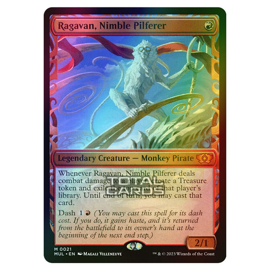 Magic The Gathering - Multiverse Legends - Ragavan, Nimble Pilferer (Showcase Card) - 0021 (Foil)