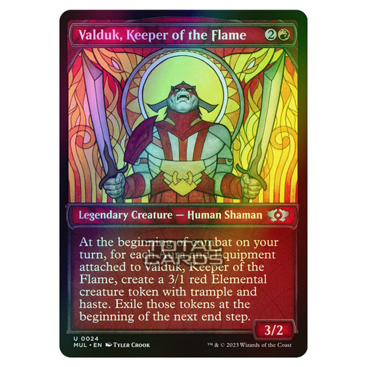 Magic The Gathering - Multiverse Legends - Valduk, Keeper of the Flame (Showcase Card) - 0024 (Foil)