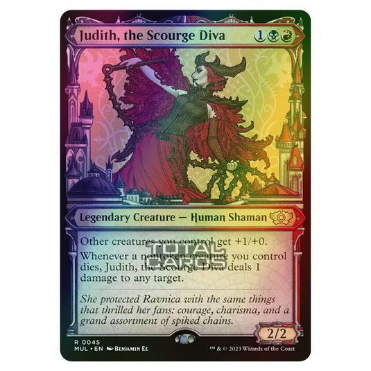 Magic The Gathering - Multiverse Legends - Judith, the Scourge Diva (Showcase Card) - 0045 (Foil)