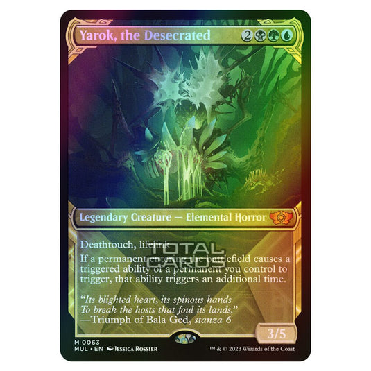 Magic The Gathering - Multiverse Legends - Yarok, the Desecrated (Showcase Card) - 0063 (Foil)
