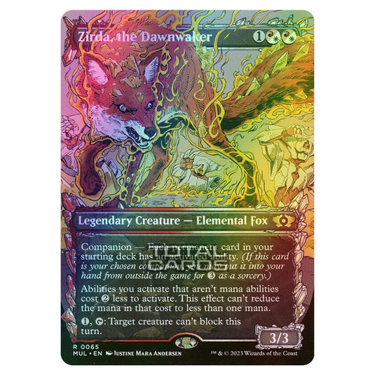 Magic The Gathering - Multiverse Legends - Zirda, the Dawnwaker (Showcase Card) - 0065 (Foil)