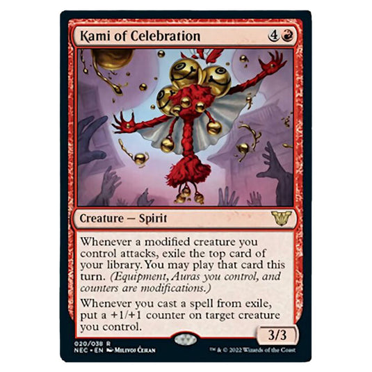 Magic The Gathering - Kamigawa - Neon Dynasty - Commander - Kami of Celebration - 20/180
