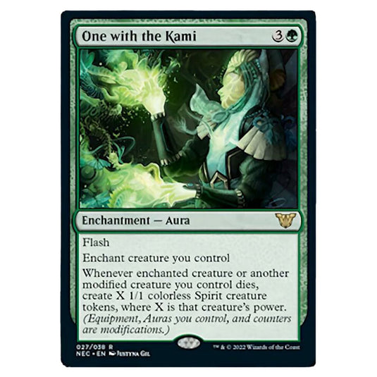 Magic The Gathering - Kamigawa - Neon Dynasty - Commander - One with the Kami - 27/180