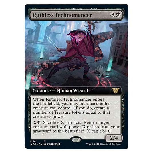 Magic The Gathering - Kamigawa - Neon Dynasty - Commander - Ruthless Technomancer - 56/180