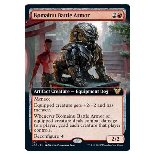Magic The Gathering - Kamigawa - Neon Dynasty - Commander - Komainu Battle Armor - 60/180