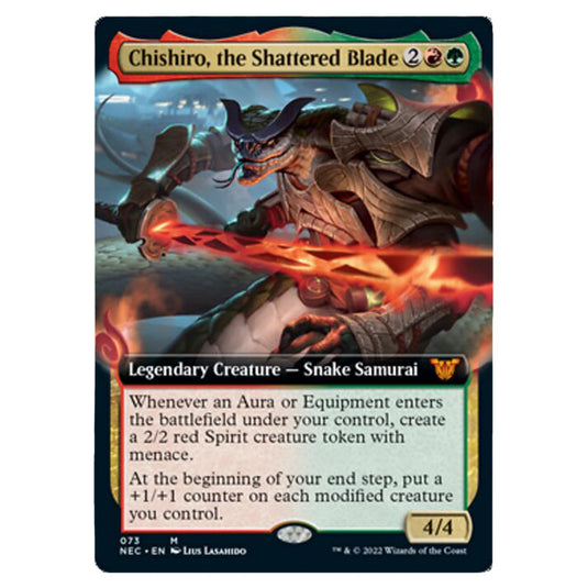 Magic The Gathering - Kamigawa - Neon Dynasty - Commander - Chishiro, the Shattered Blade - 73/180