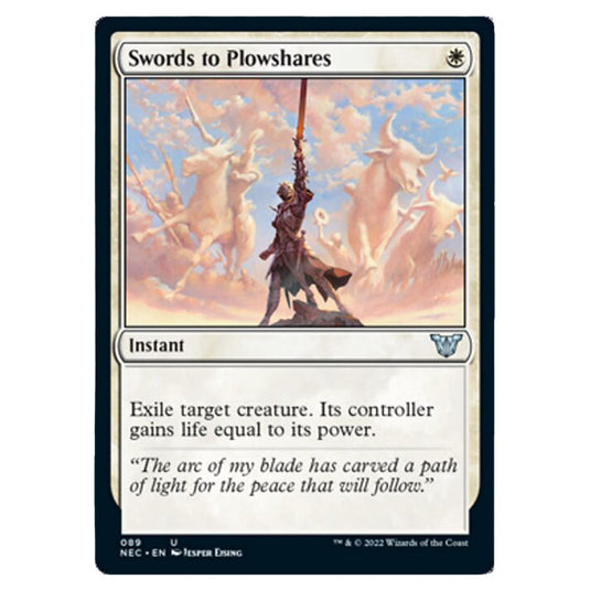 Magic The Gathering - Kamigawa - Neon Dynasty - Commander - Swords to Plowshares - 89/180