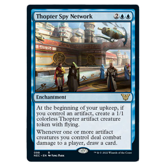 Magic The Gathering - Kamigawa - Neon Dynasty - Commander - Thopter Spy Network - 98/180