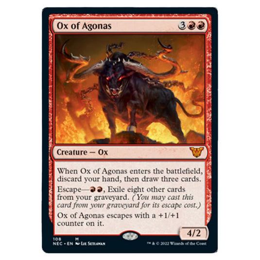 Magic The Gathering - Kamigawa - Neon Dynasty - Commander - Ox of Agonas - 108/180