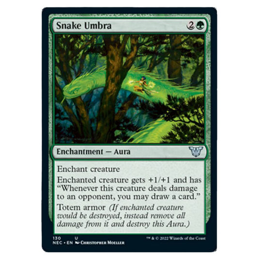 Magic The Gathering - Kamigawa - Neon Dynasty - Commander - Snake Umbra - 130/180