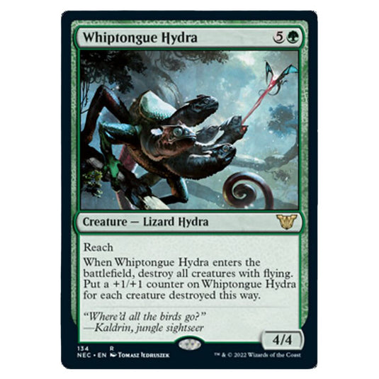 Magic The Gathering - Kamigawa - Neon Dynasty - Commander - Whiptongue Hydra - 134/180