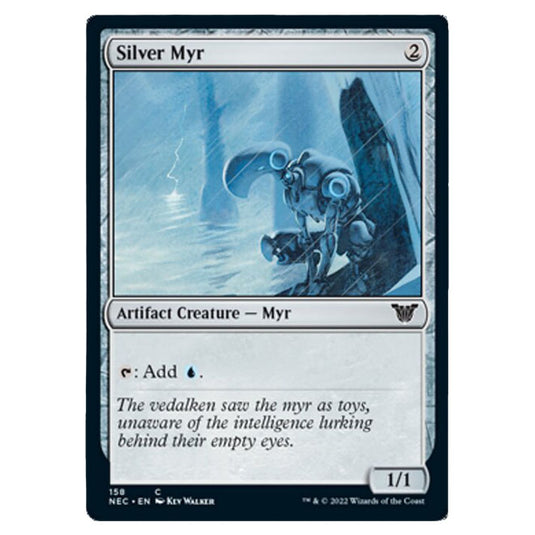 Magic The Gathering - Kamigawa - Neon Dynasty - Commander - Silver Myr - 158/180