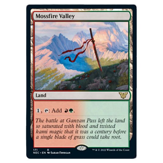 Magic The Gathering - Kamigawa - Neon Dynasty - Commander - Mossfire Valley - 171/180