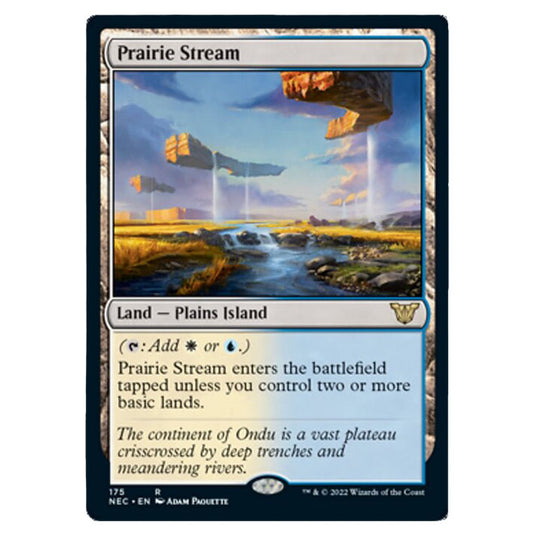 Magic The Gathering - Kamigawa - Neon Dynasty - Commander - Prairie Stream - 175/180