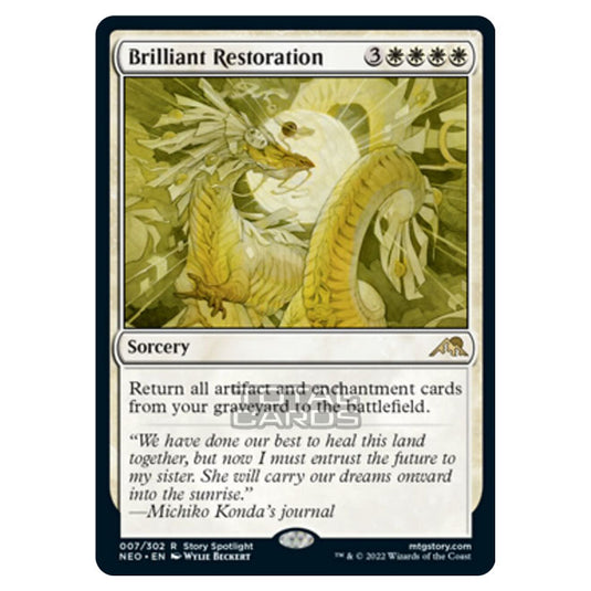 Magic The Gathering - Kamigawa - Neon Dynasty - Brilliant Restoration - 7/302