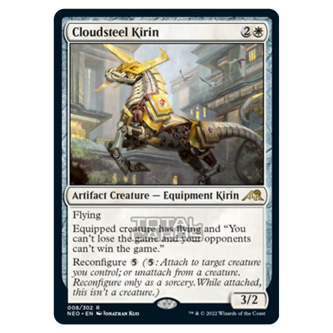 Magic The Gathering - Kamigawa - Neon Dynasty - Cloudsteel Kirin - 8/3 Magic The Gathering - Kamigawa - Neon Dynasty - Cloudsteel Kirin - 8/3