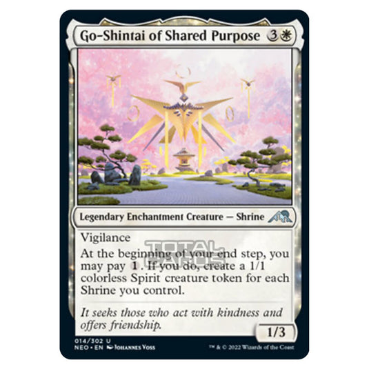Magic The Gathering - Kamigawa - Neon Dynasty - Go-Shintai of Shared Purpose - 14/302