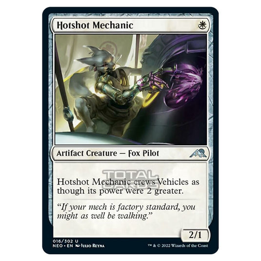 Magic The Gathering - Kamigawa - Neon Dynasty - Hotshot Mechanic - 16/302