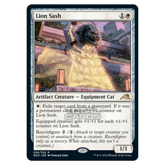 Magic The Gathering - Kamigawa - Neon Dynasty - Lion Sash - 26/302