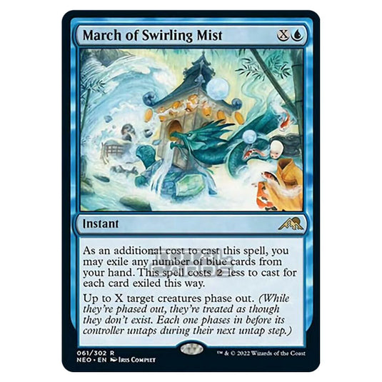 Magic The Gathering - Kamigawa - Neon Dynasty - March of Swirling Mist - 61/302