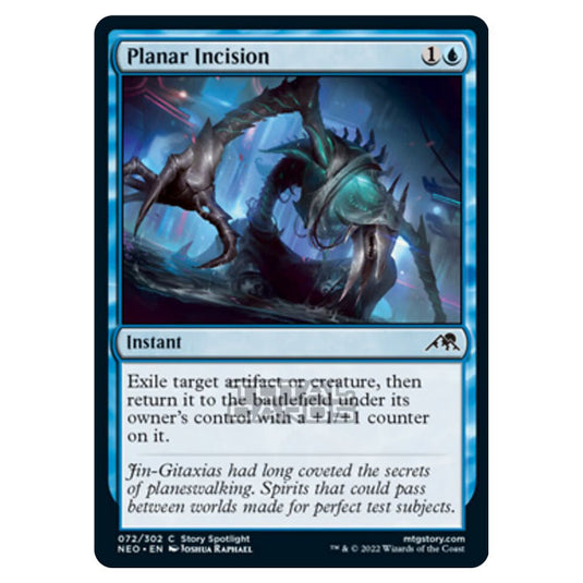 Magic The Gathering - Kamigawa - Neon Dynasty - Planar Incision - 72/302