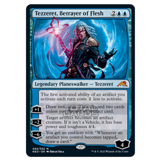 Magic The Gathering - Kamigawa - Neon Dynasty - Tezzeret, Betrayer of Flesh - 84/302