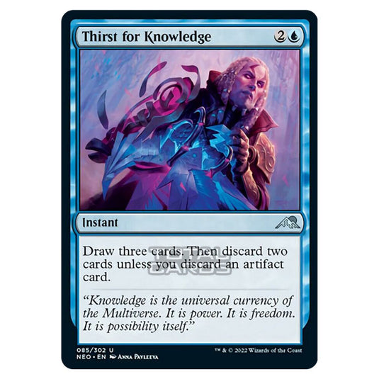 Magic The Gathering - Kamigawa - Neon Dynasty - Thirst for Knowledge - 85/302