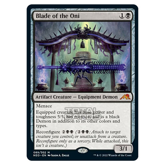 Magic The Gathering - Kamigawa - Neon Dynasty - Blade of the Oni - 89/302
