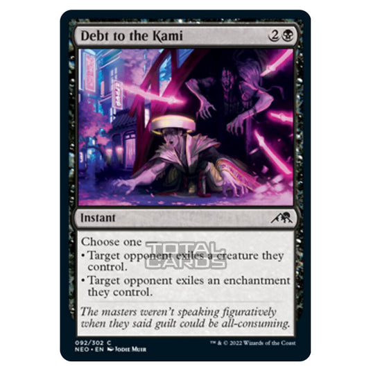 Magic The Gathering - Kamigawa - Neon Dynasty - Debt to the Kami - 92/302