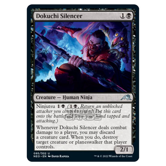 Magic The Gathering - Kamigawa - Neon Dynasty - Dokuchi Silencer - 95/302