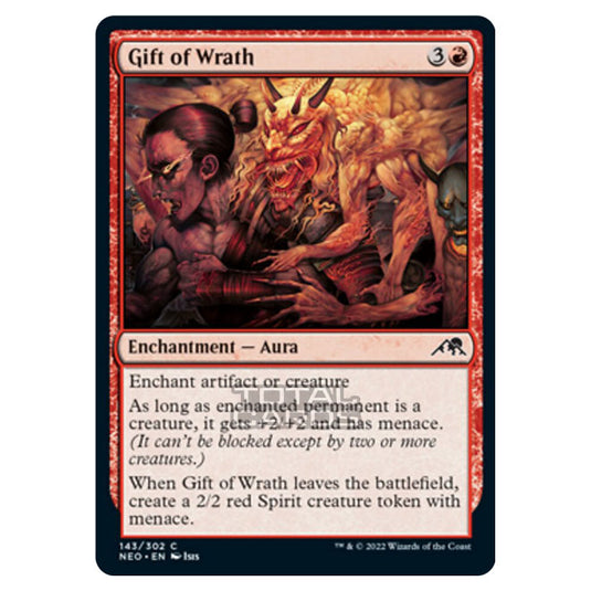 Magic The Gathering - Kamigawa - Neon Dynasty - Gift of Wrath - 143/302