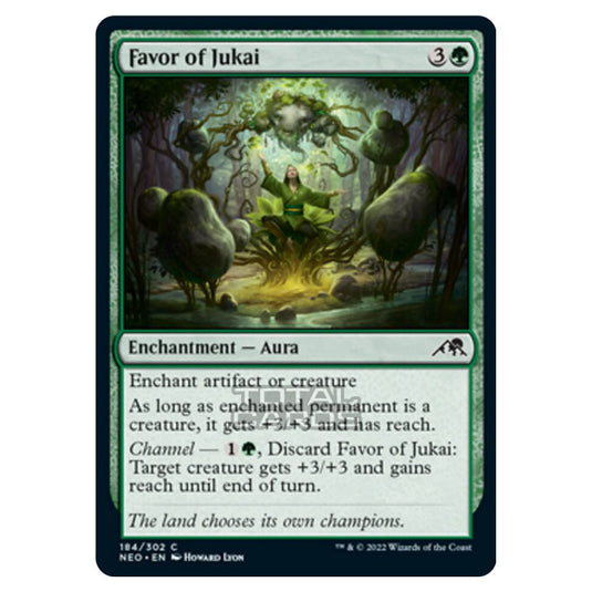 Magic The Gathering - Kamigawa - Neon Dynasty - Favor of Jukai - 184/302