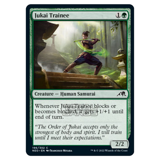 Magic The Gathering - Kamigawa - Neon Dynasty - Jukai Trainee - 196/302