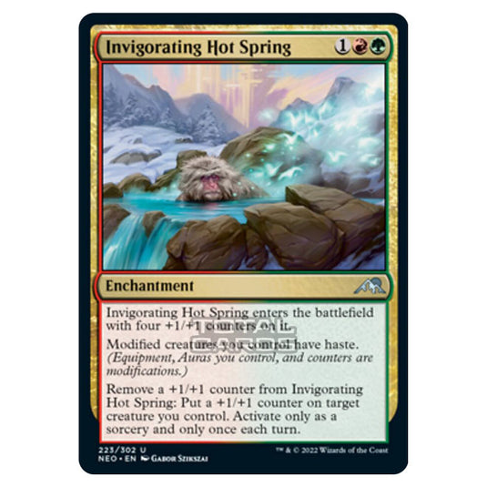 Magic The Gathering - Kamigawa - Neon Dynasty - Invigorating Hot Spring - 223/302