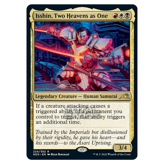 Magic The Gathering - Kamigawa - Neon Dynasty - Isshin, Two Heavens as One - 224/302