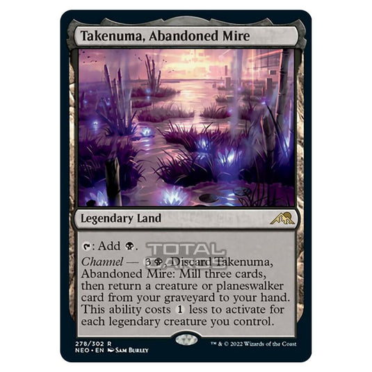Magic The Gathering - Kamigawa - Neon Dynasty - Takenuma, Abandoned Mire - 278/302