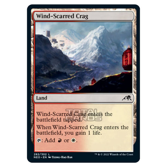 Magic The Gathering - Kamigawa - Neon Dynasty - Wind-Scarred Crag - 282/302