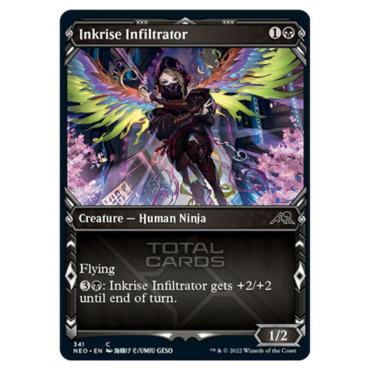 Magic The Gathering - Kamigawa - Neon Dynasty - Inkrise Infiltrator - 341/302