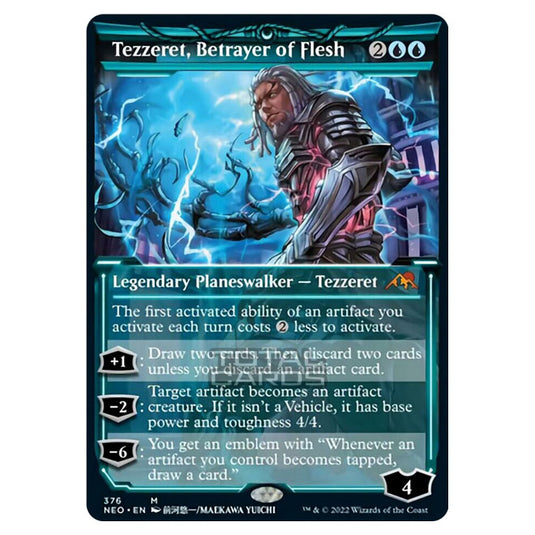 Magic The Gathering - Kamigawa - Neon Dynasty - Tezzeret, Betrayer of Flesh - 376/302