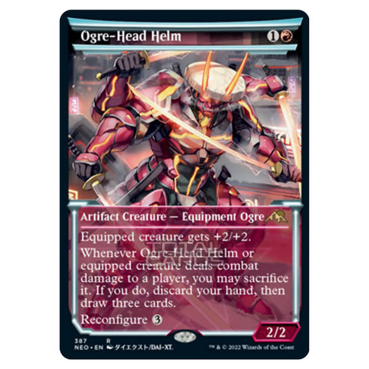 Magic The Gathering - Kamigawa - Neon Dynasty - Ogre-Head Helm - 387/302