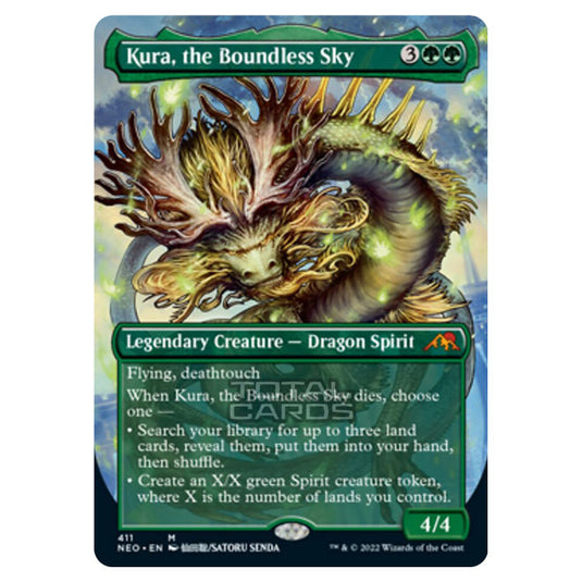 Magic The Gathering - Kamigawa - Neon Dynasty - Kura, the Boundless Sky - 411/302
