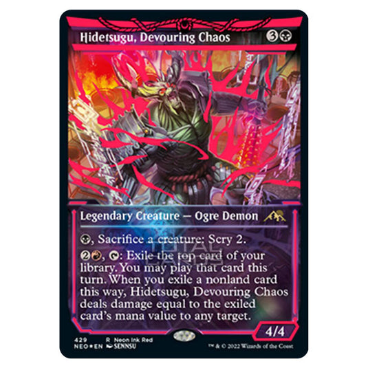 Magic The Gathering - Kamigawa - Neon Dynasty - Hidetsugu, Devouring Chaos - 429/302
