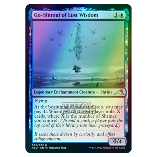 Magic The Gathering - Kamigawa - Neon Dynasty - Go-Shintai of Lost Wisdom - 55/302 (Foil)