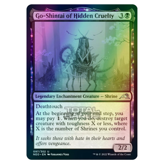 Magic The Gathering - Kamigawa - Neon Dynasty - Go-Shintai of Hidden Cruelty - 97/302 (Foil)