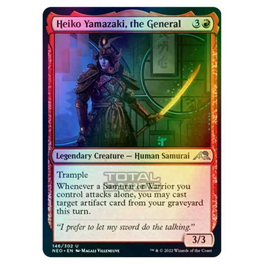 Magic The Gathering - Kamigawa - Neon Dynasty - Heiko Yamazaki, the General - 146/302 (Foil)
