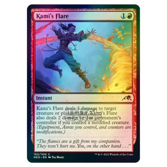 Magic The Gathering - Kamigawa - Neon Dynasty - Kami's Flare - 150/302 (Foil)