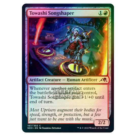 Magic The Gathering - Kamigawa - Neon Dynasty - Towashi Songshaper - 167/302 (Foil)
