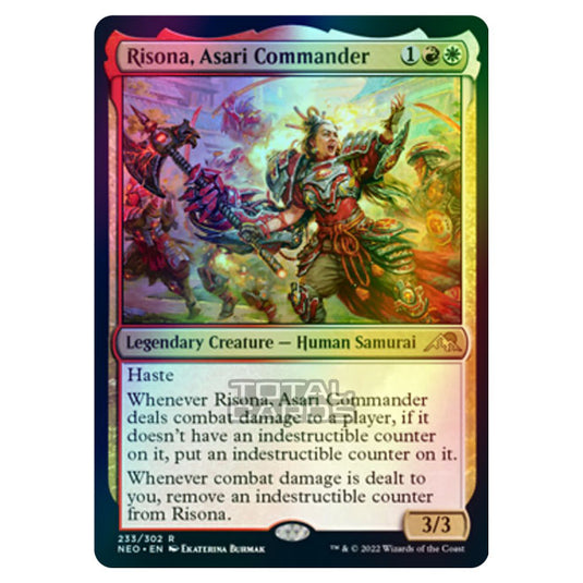 Magic The Gathering - Kamigawa - Neon Dynasty - Risona, Asari Commander - 233/302 (Foil)